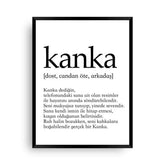 Kanka Lugat - Poster mit dem Wort Kanka - Wandschmuck-Shop.de